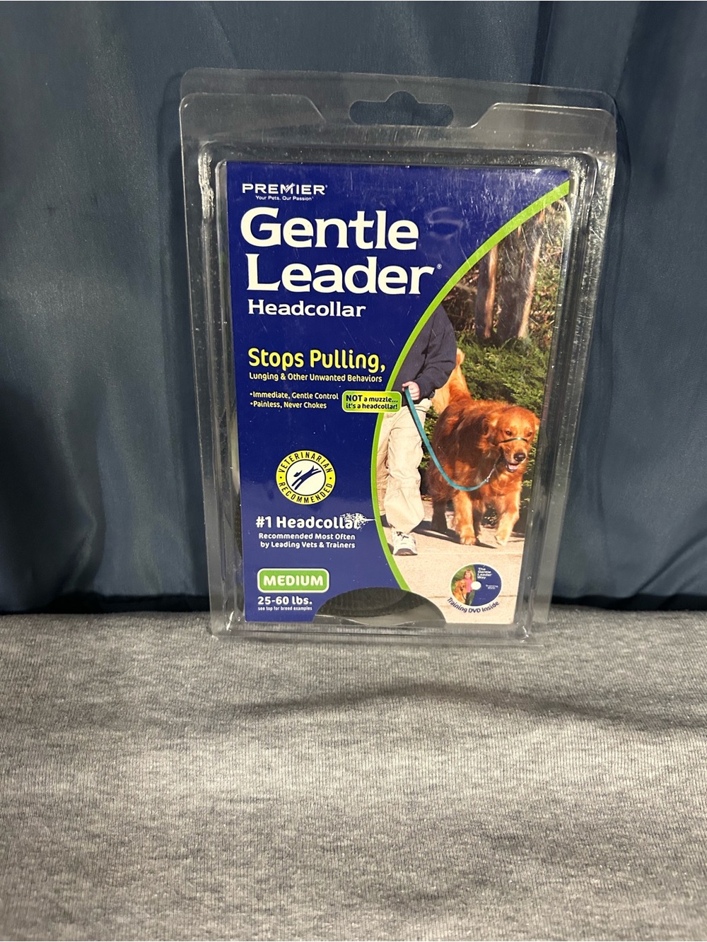 🔥3/$8- Premier Gentle Leader Headcollar - Blue and Green